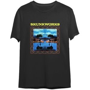 Vintage Skunk Works 1996 T-Shirt Aviation Logo Fan Tee